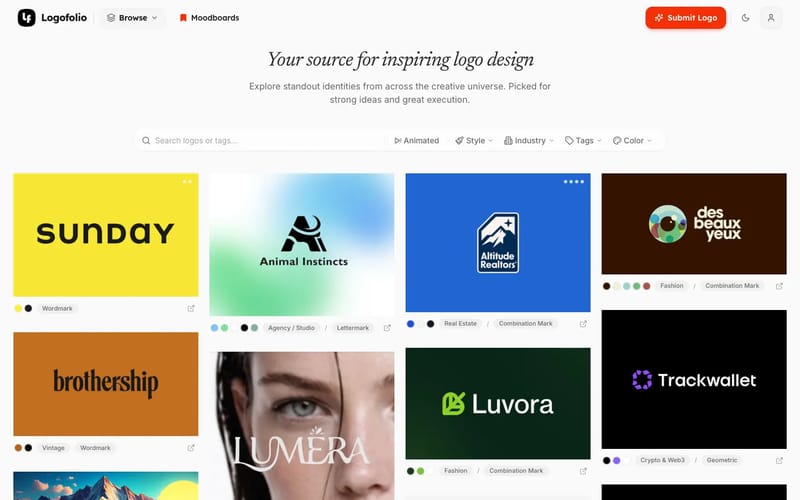Your Source for Inspiring Logo Design • Logofolio