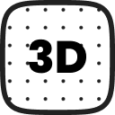 3D Transformer - 3D rotate images online and in Figma icon
