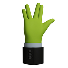 Free 3D hand models illustrations | HANDZ icon